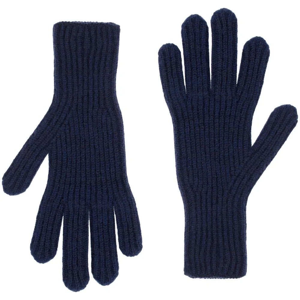 Перчатки Bernard темно-синие - фото 2