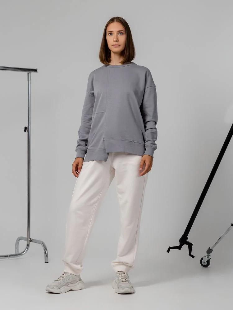 Свитшот Neofit светло-серый - фото 7