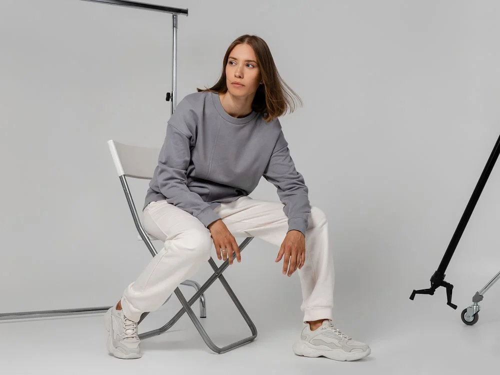 Свитшот Neofit светло-серый - фото 9