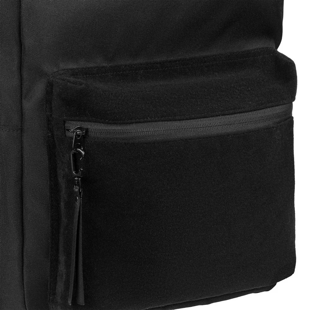 Рюкзак Patch Catcher с карманом из липучки черный - фото 7