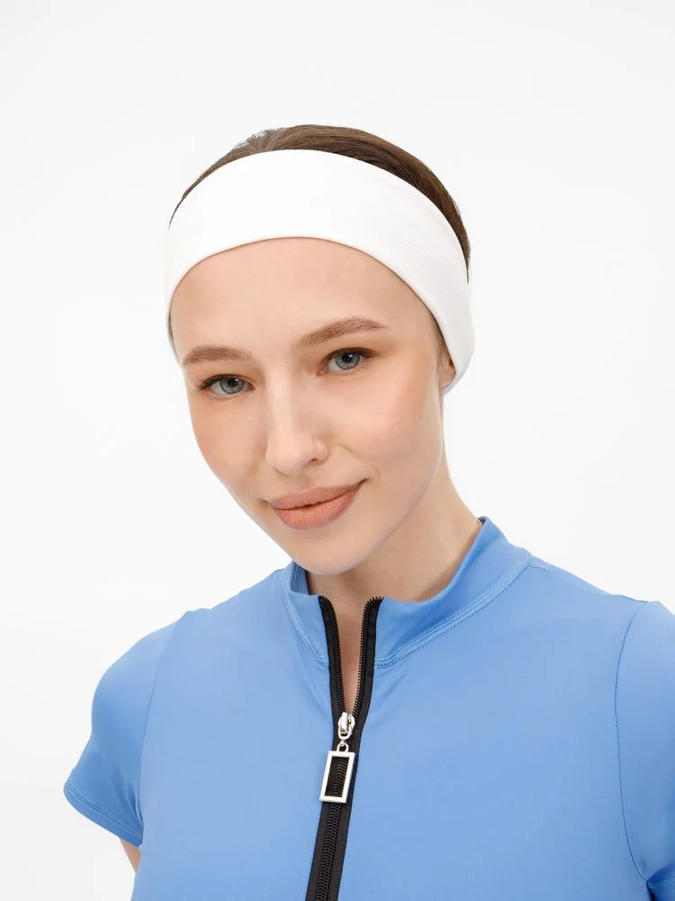 Охлаждающая повязка на голову Cool Head белая