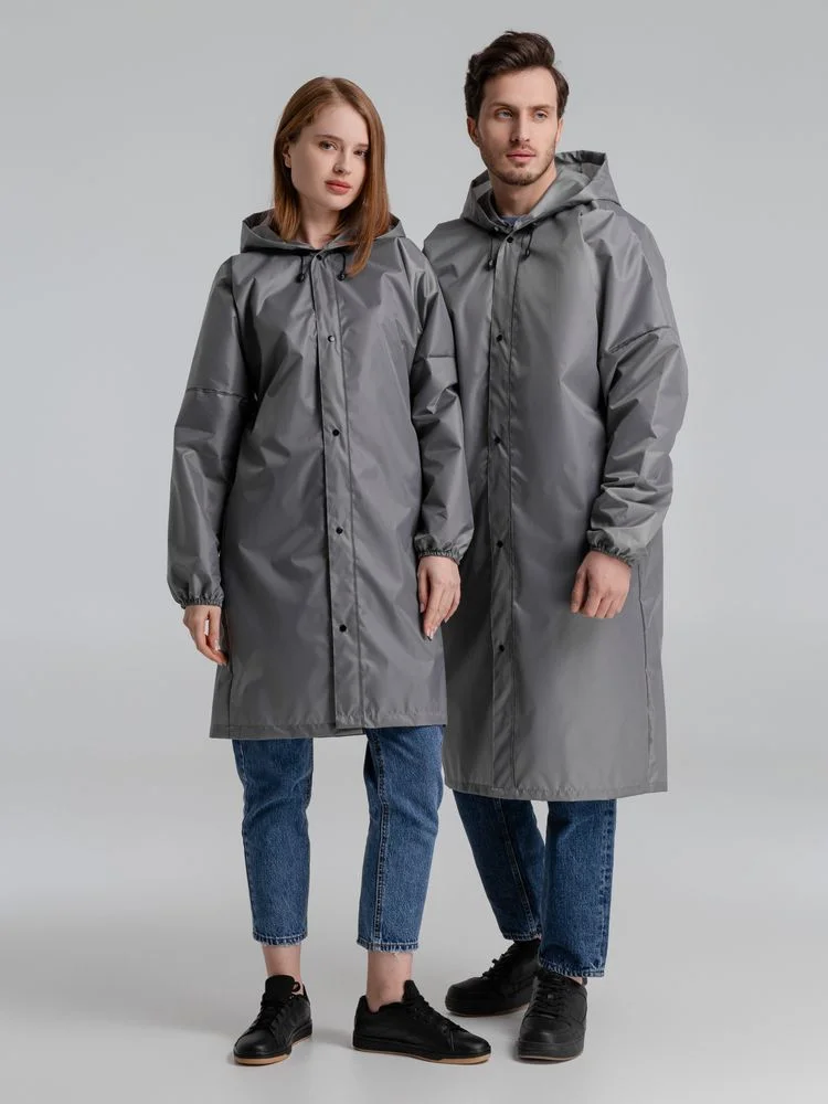 Дождевик со светоотражающими элементами Rainman Blink, серый - фото 11