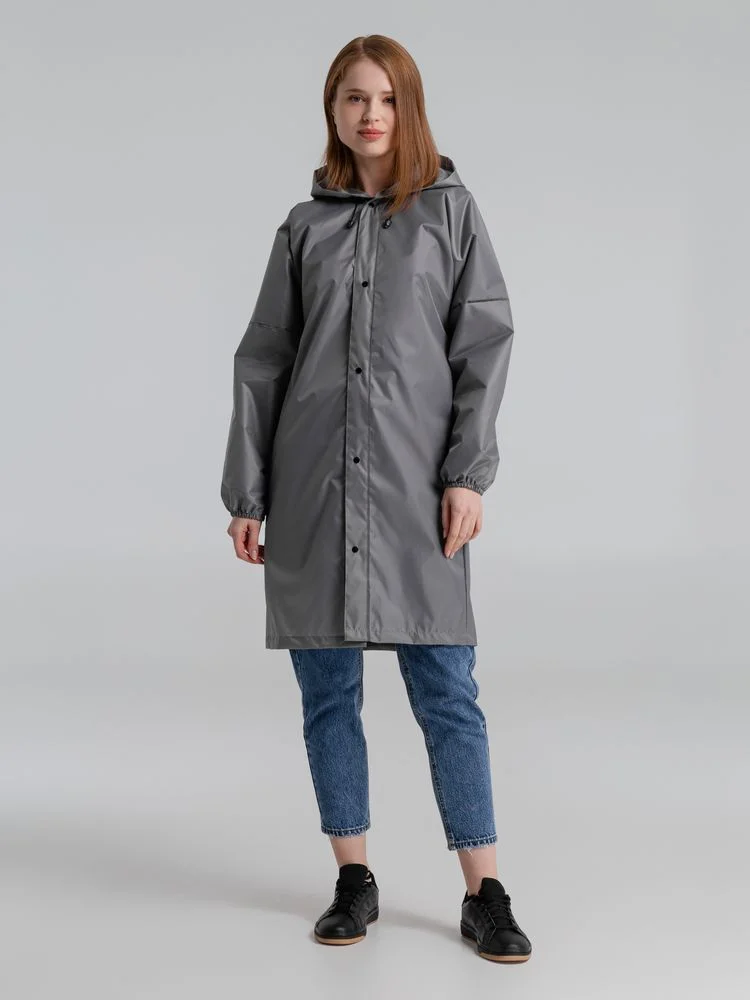 Дождевик со светоотражающими элементами Rainman Blink, серый - фото 8