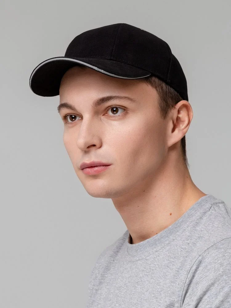 Бейсболка Hard Work Black со светоотражающим элементом - фото 7