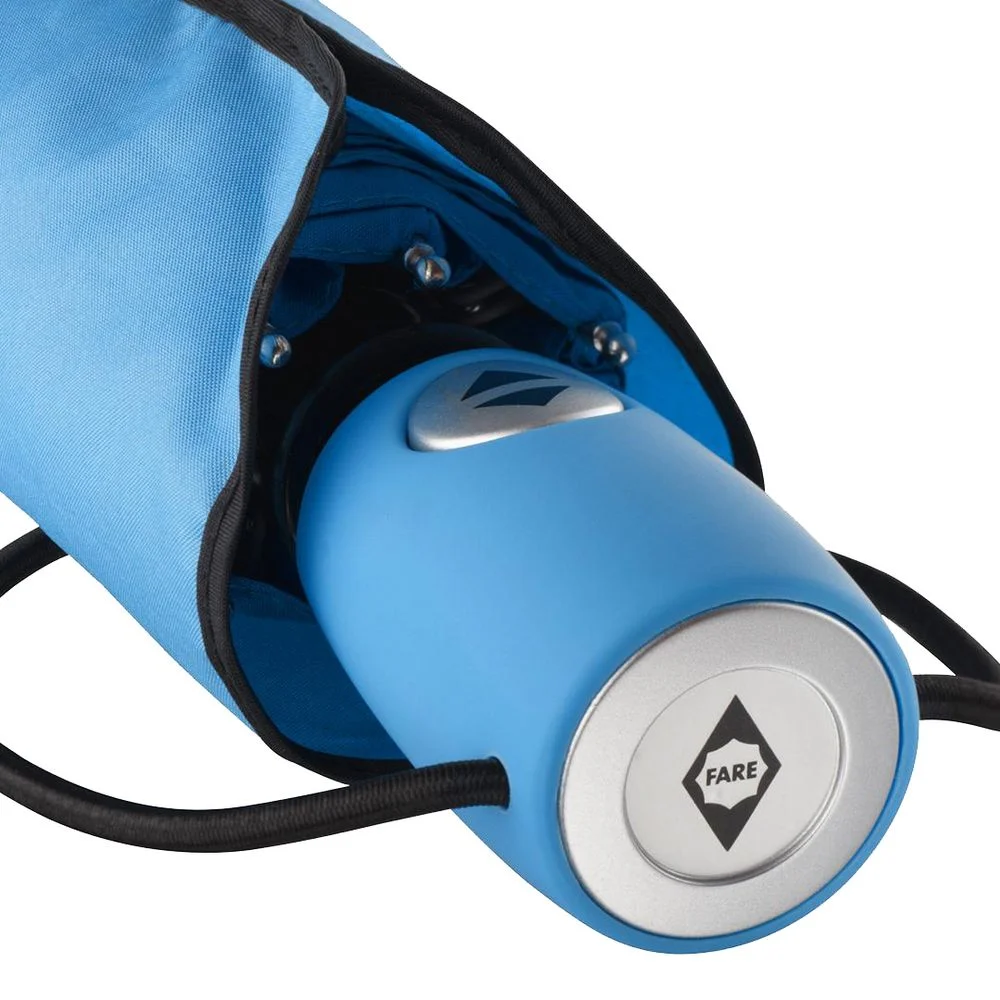 Зонт складной AOC голубой - фото 5