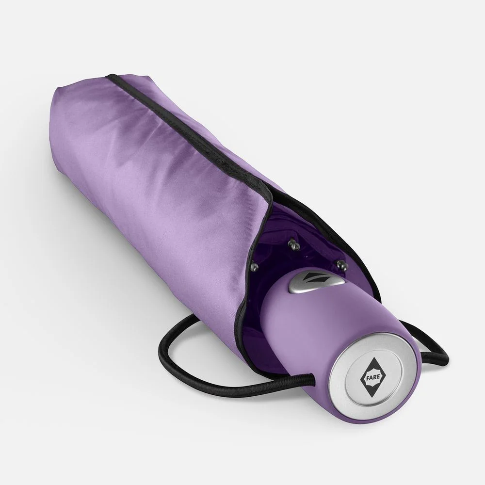 Зонт складной AOC сиреневый - фото 4