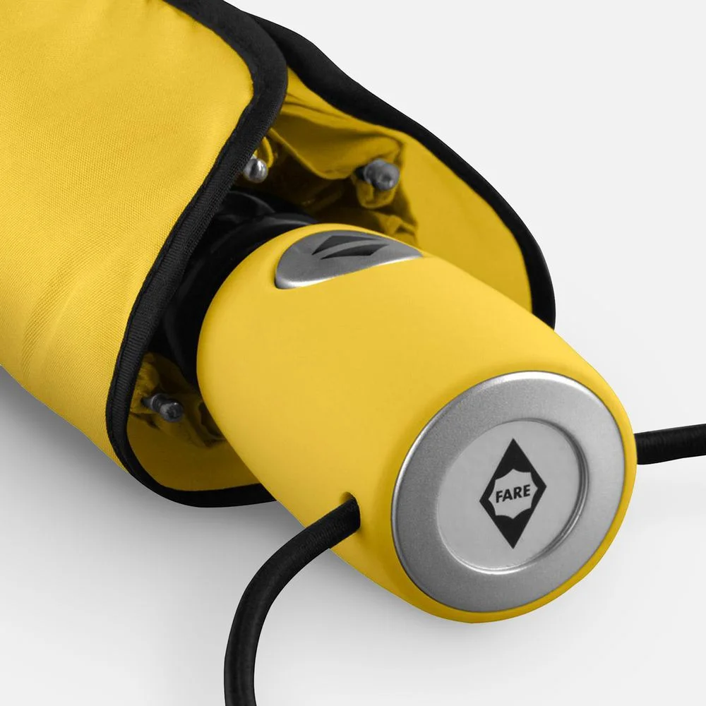 Зонт складной AOC желтый - фото 5