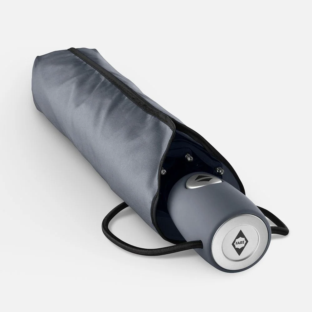 Зонт складной AOC серый - фото 4