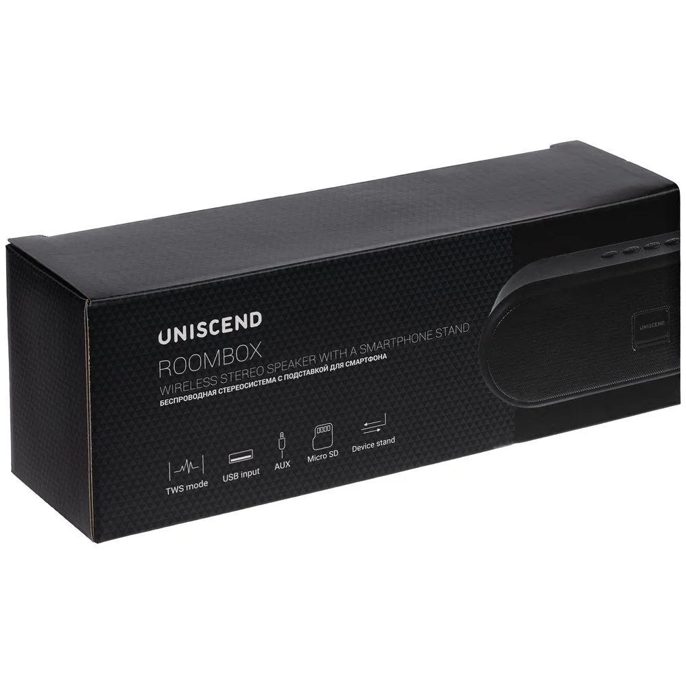 Беспроводная стереоколонка Uniscend Roombox светло-серая - фото 15