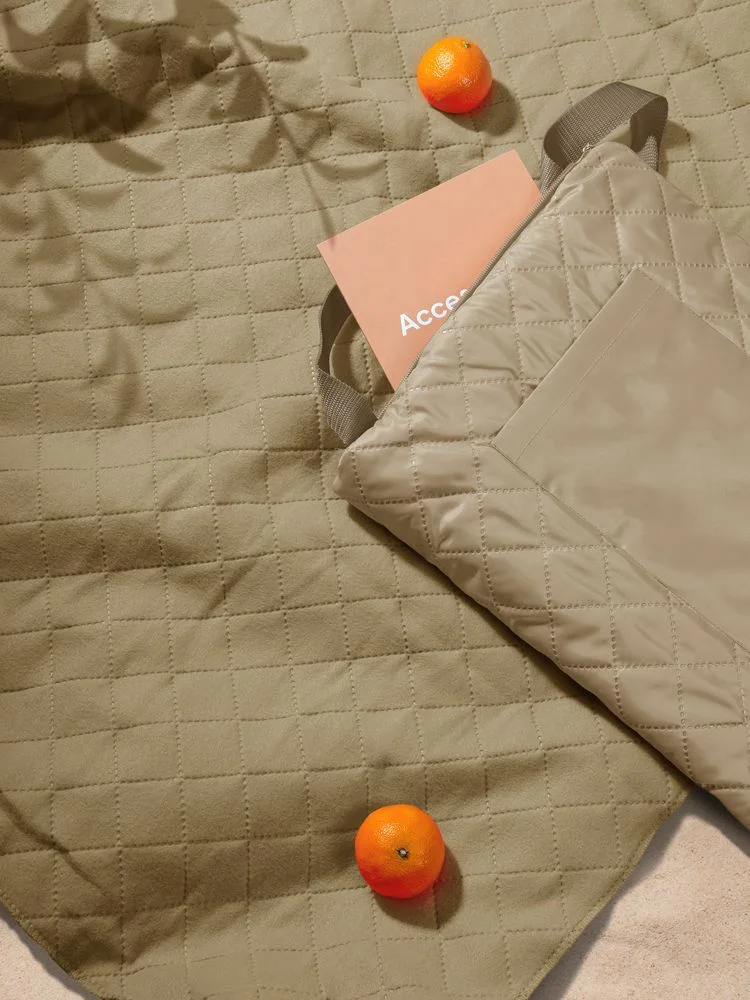 Плед для пикника Soft & Dry, бежевый - фото 9