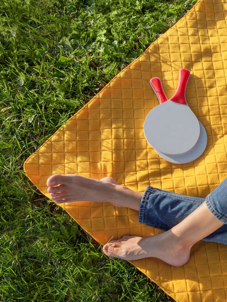 Плед для пикника Soft & Dry, желтый - фото 8