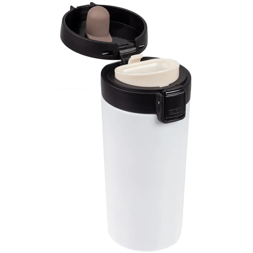 Термостакан с ситечком No Leak Infuser белый - фото 2