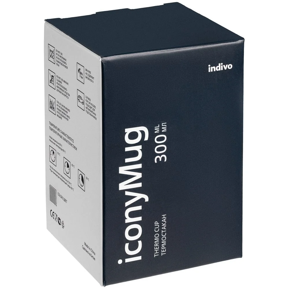 Термостакан iconyMug серый - фото 14