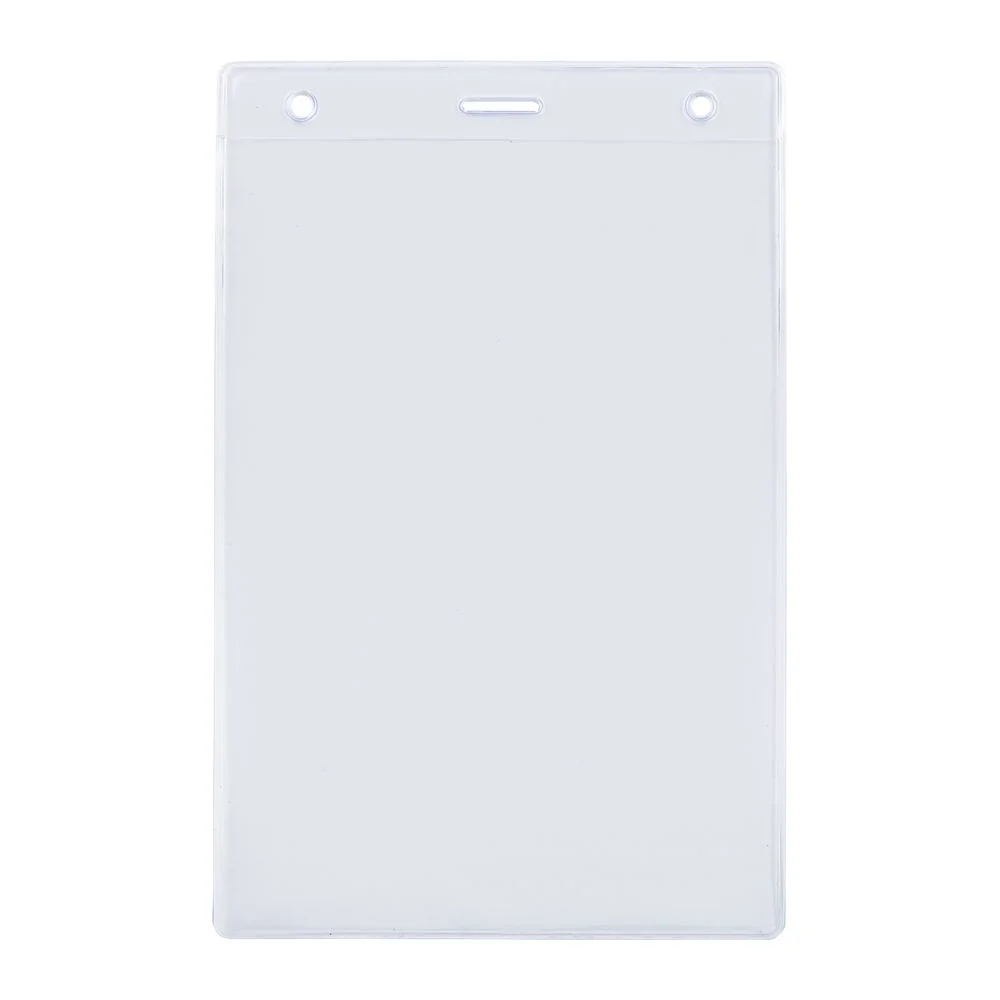 Карман для бейджа Lucid вертикальный из фактурного ПВХ