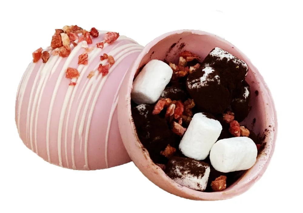 Шоколадная бомбочка Клубника шоколадный - фото 2