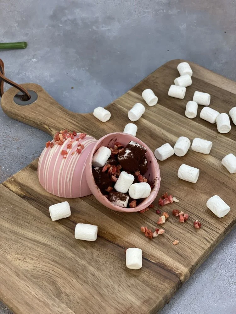 Шоколадная бомбочка Клубника шоколадный - фото 3