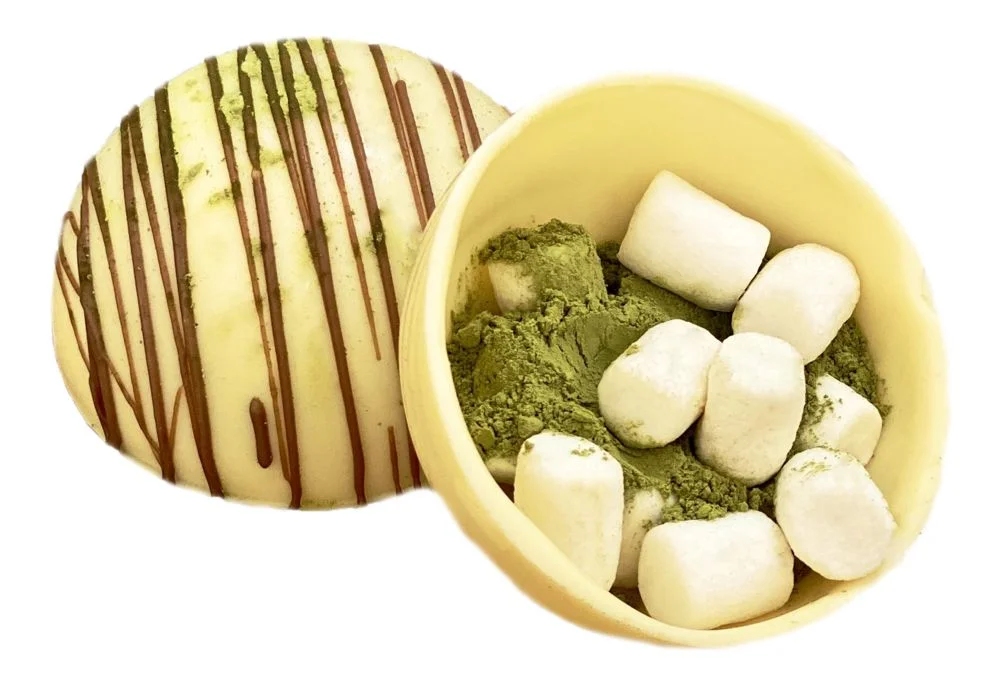 Шоколадная бомбочка Матча латте шоколадный - фото 2