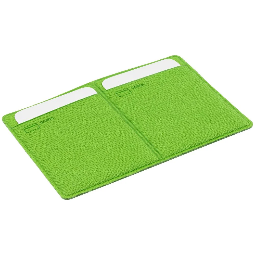 Обложка для автодокументов Devon Light зеленая - фото 3