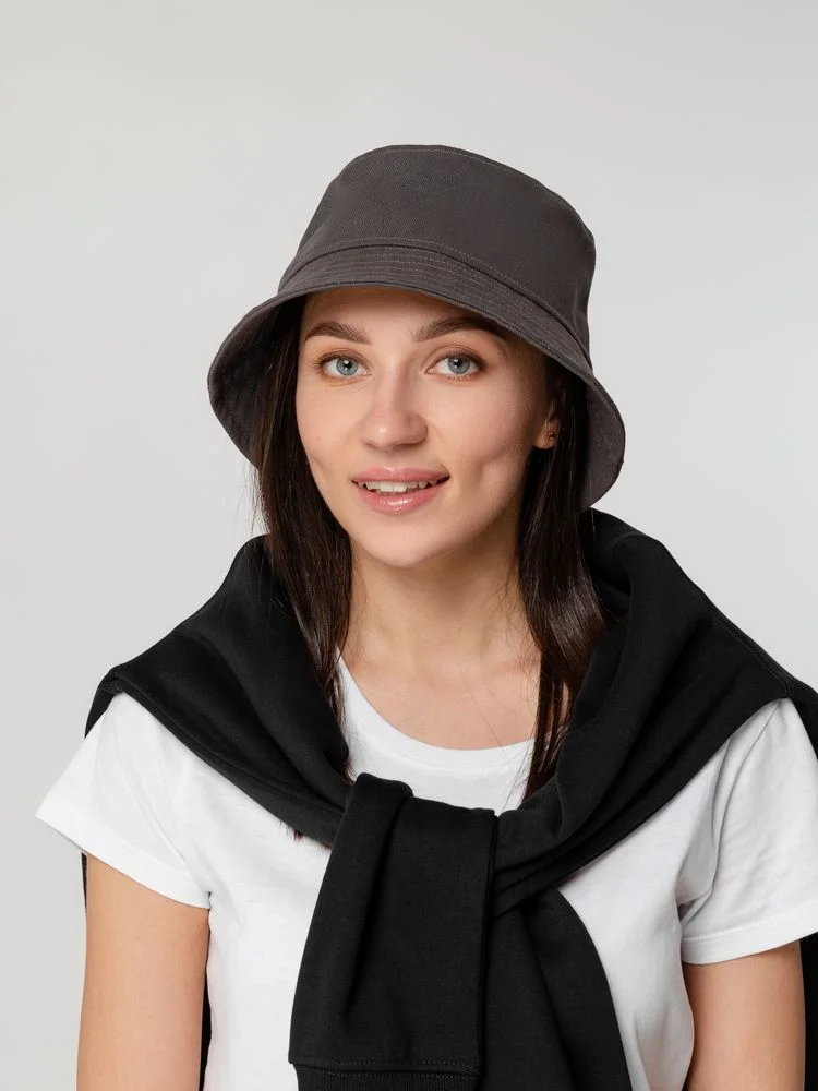 Панама Sombra, темно-серая - фото 7