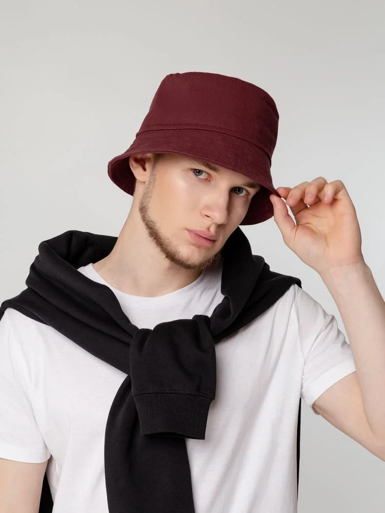 Панама Sombra, бордовая - фото 4