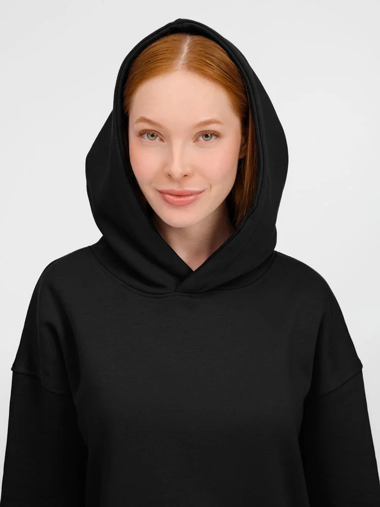 Худи оверсайз унисекс Tolla черное - фото 7