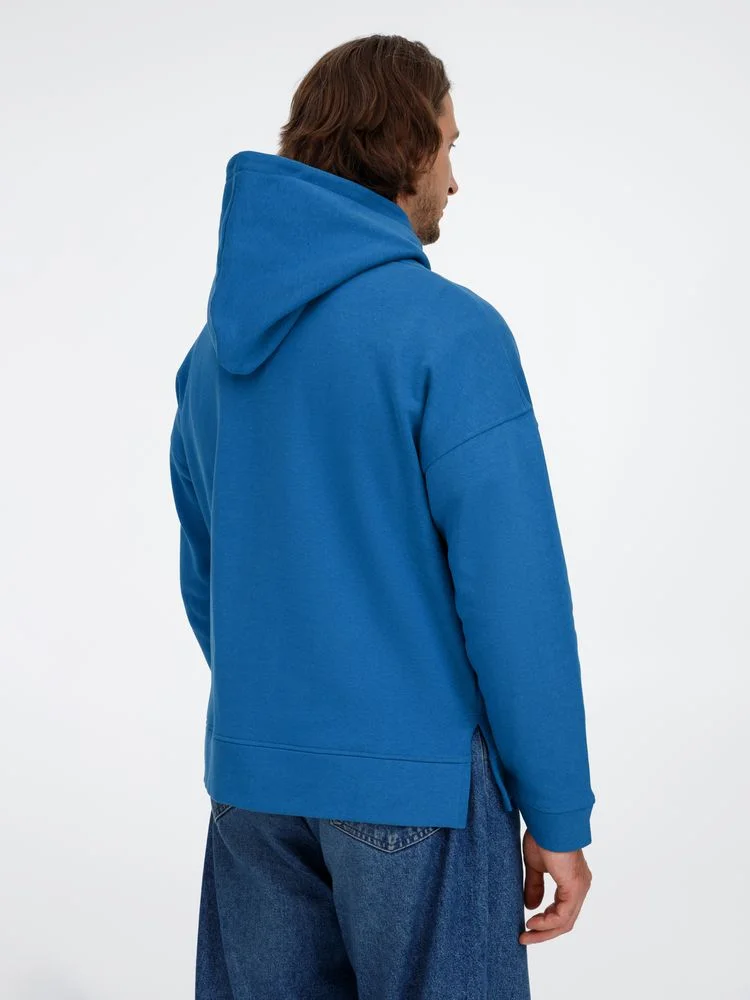 Худи оверсайз унисекс Tolla, синее (джинс) - фото 14