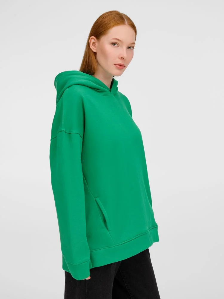 Худи оверсайз унисекс Tolla зеленое - фото 11