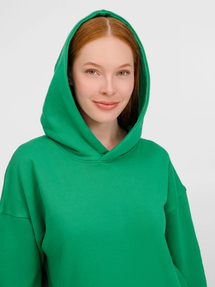 Худи оверсайз унисекс Tolla зеленое - фото 12
