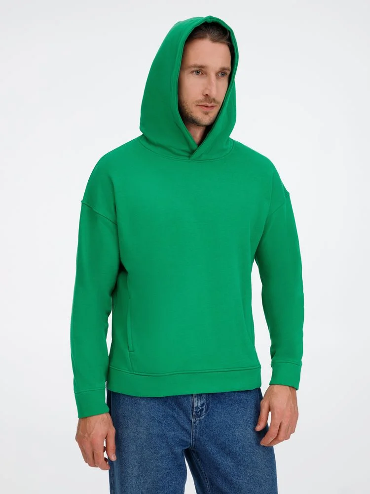 Худи оверсайз унисекс Tolla зеленое - фото 7