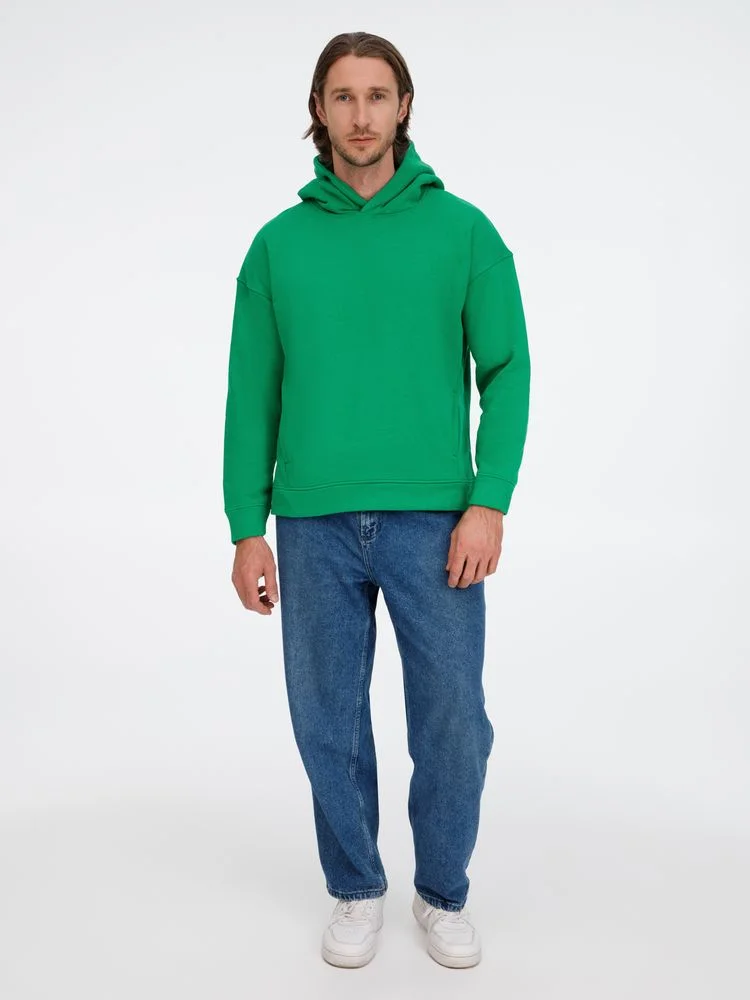 Худи оверсайз унисекс Tolla зеленое - фото 9