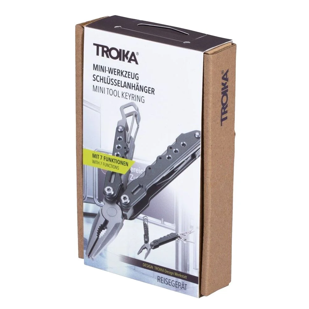 Мини-мультитул Working Tool серый - фото 6