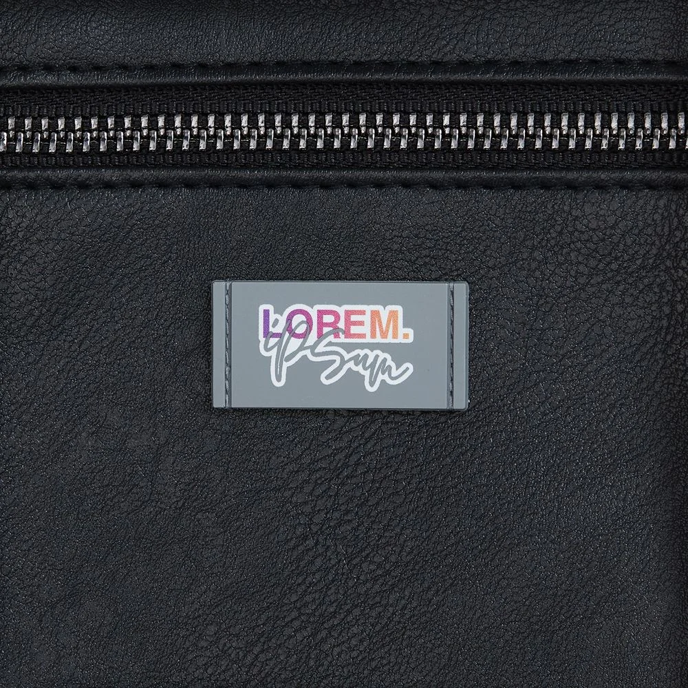 Лейбл из ПВХ Dzeta XS серый - фото 4