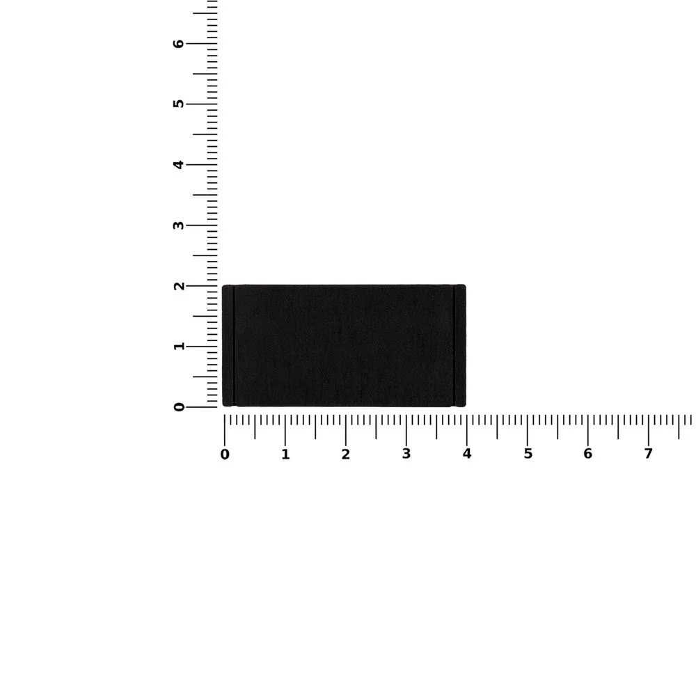 Лейбл из ПВХ Dzeta XS черный - фото 2