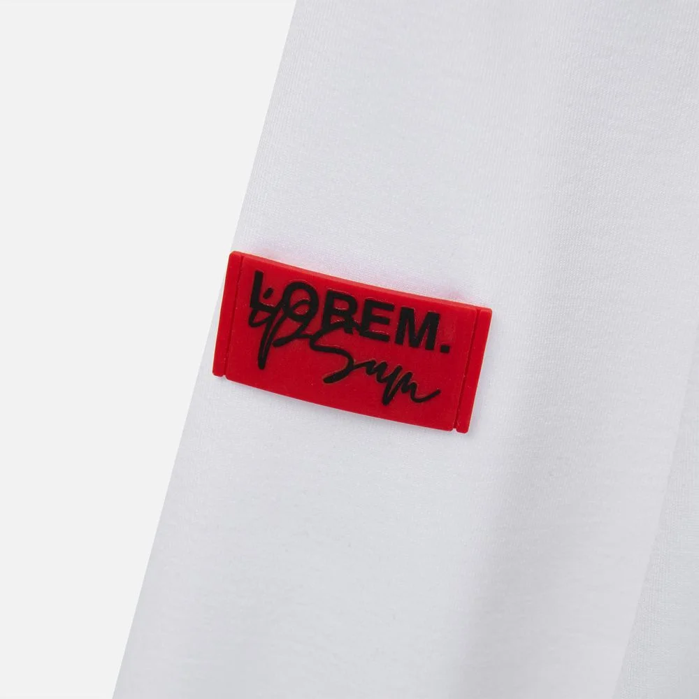 Лейбл из ПВХ Dzeta XS красный - фото 4