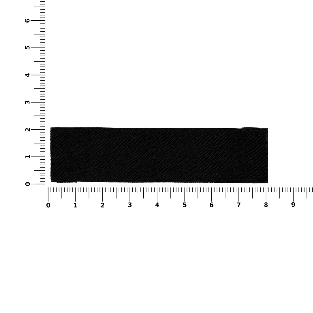 Лейбл тканевый Epsilon S черный - фото 3