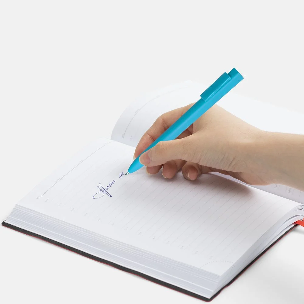 Ручка шариковая Swiper SQ Soft Touch голубая - фото 4