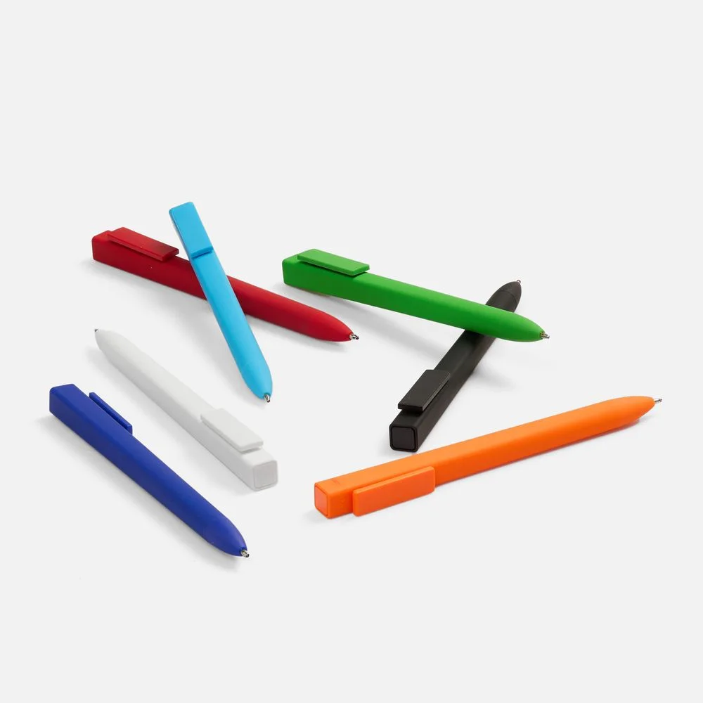 Ручка шариковая Swiper SQ Soft Touch голубая - фото 5