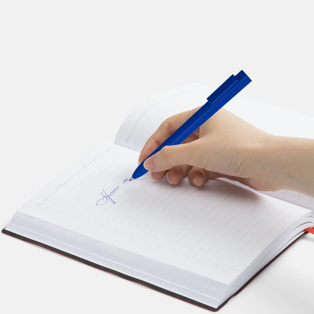 Ручка шариковая Swiper SQ Soft Touch синяя - фото 4