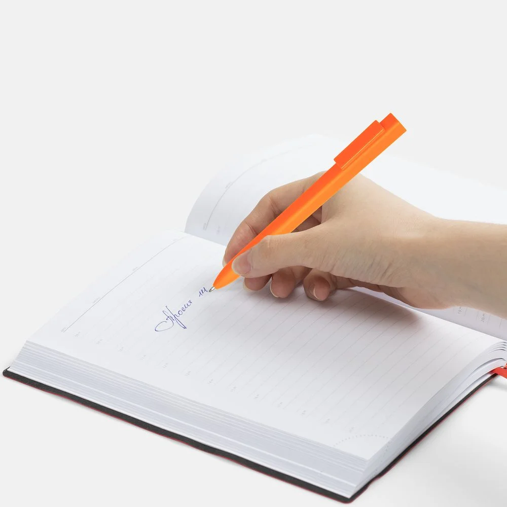 Ручка шариковая Swiper SQ Soft Touch оранжевая - фото 4
