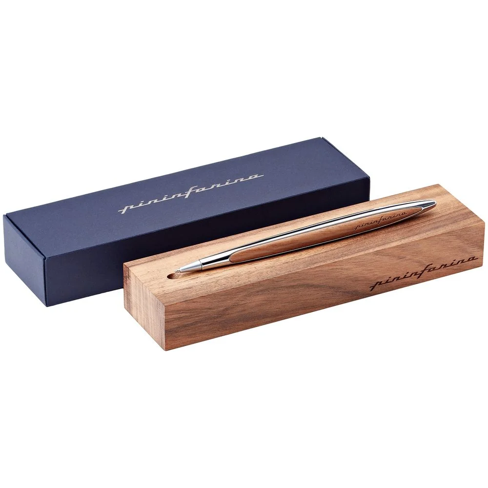 Шариковая ручка Cambiano Shiny Chrome Walnut - фото 5