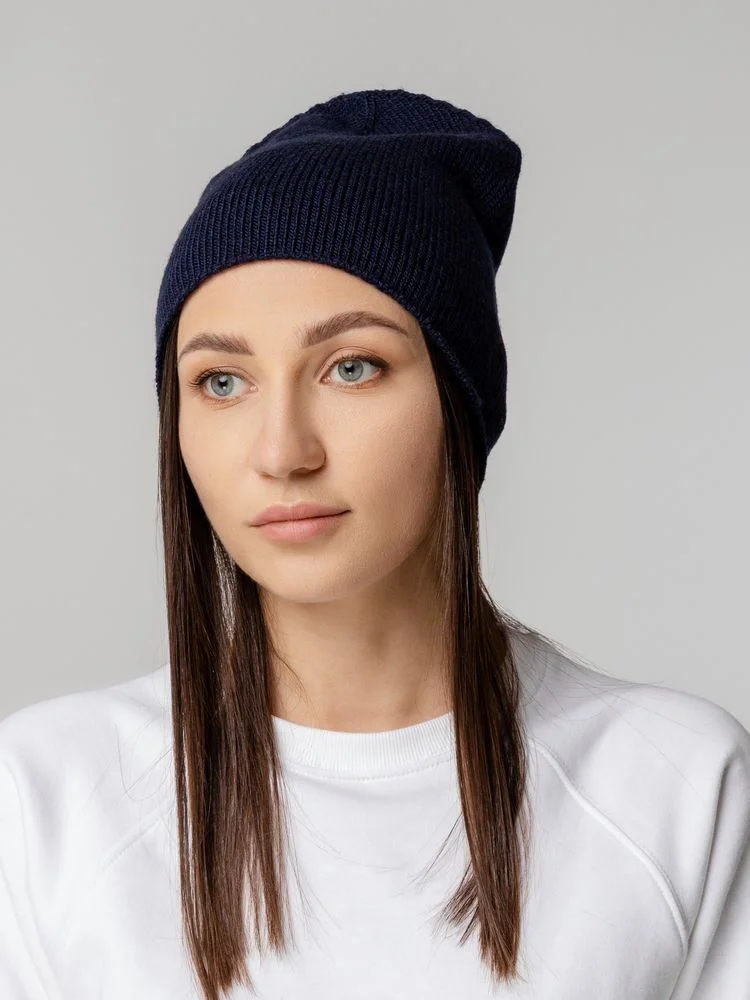 Шапка Dalia, темно-синяя - фото 4