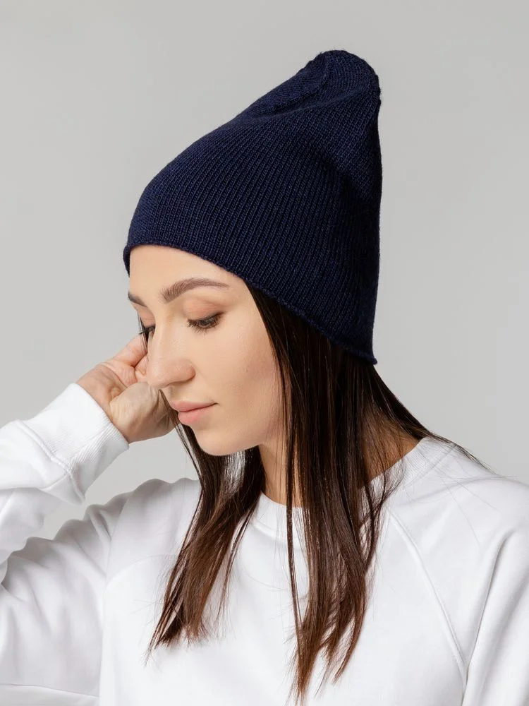 Шапка Dalia, темно-синяя - фото 5