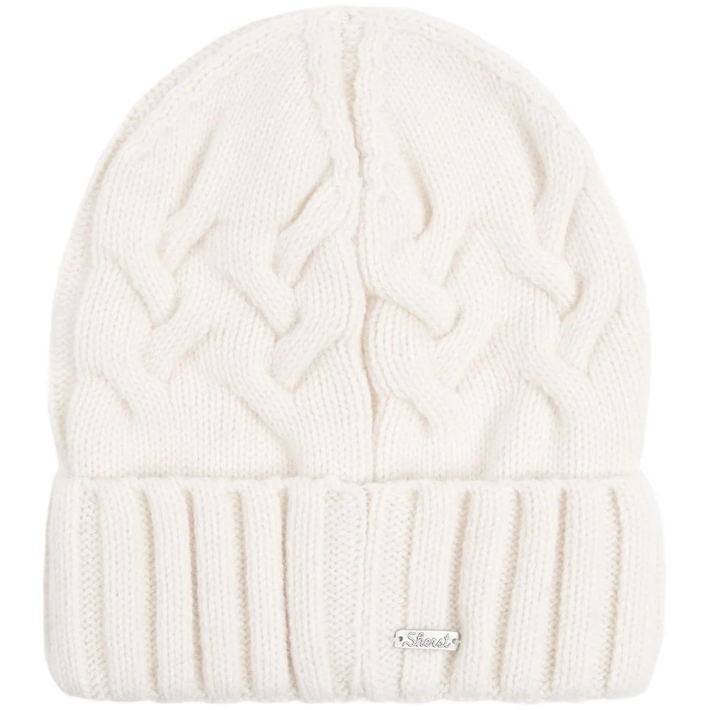 Шапка Loren, молочно-белая (ванильная) - фото 2