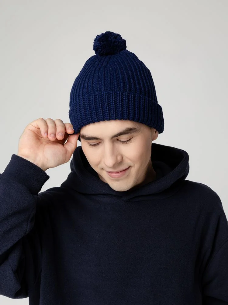 Шапка Nordvik, темно-синяя - фото 4