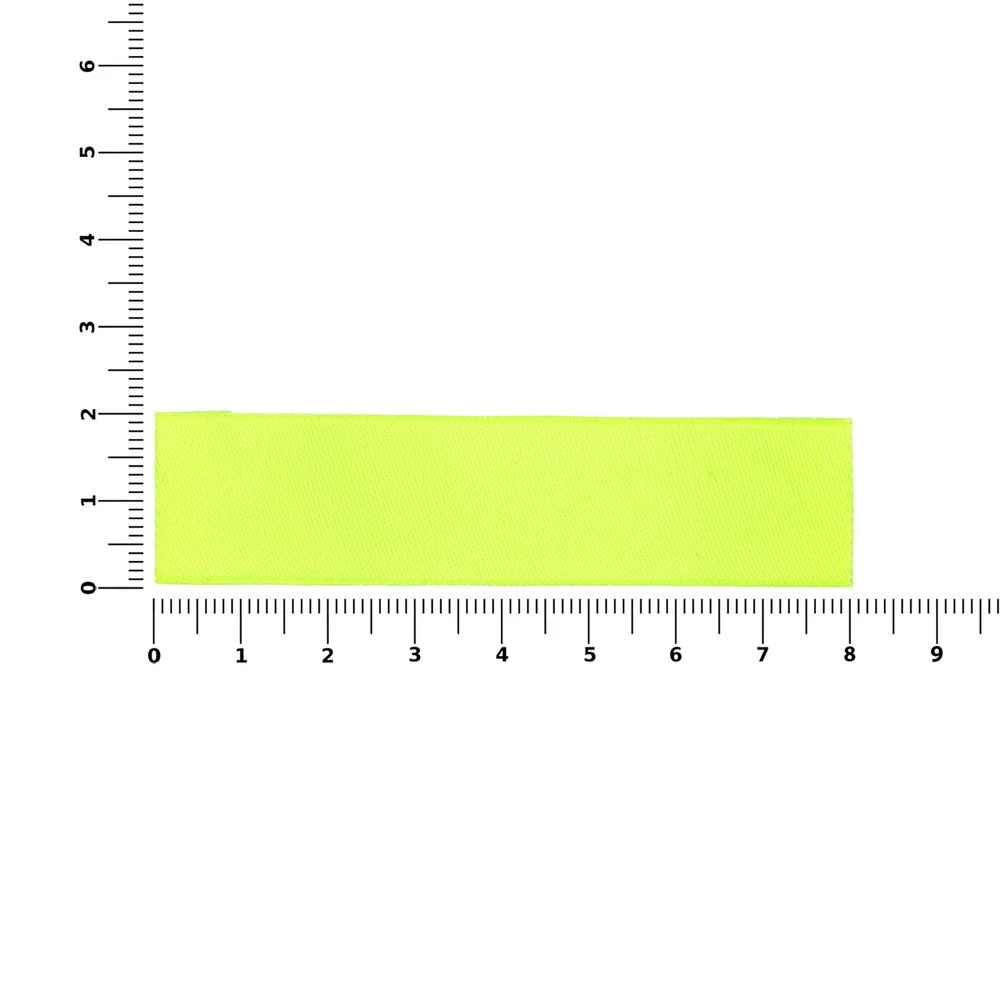 Лейбл тканевый Epsilon, S, желтый неон - фото 3