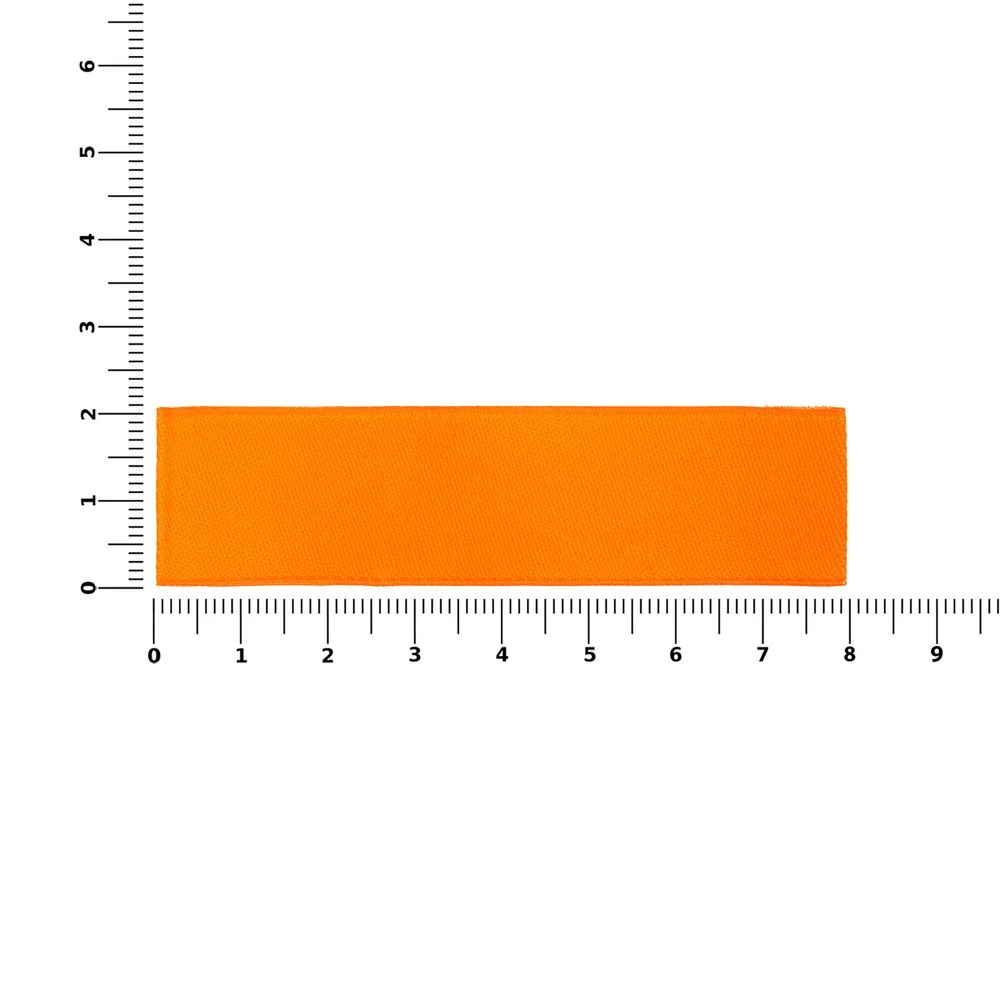 Лейбл тканевый Epsilon S оранжевый неон - фото 3