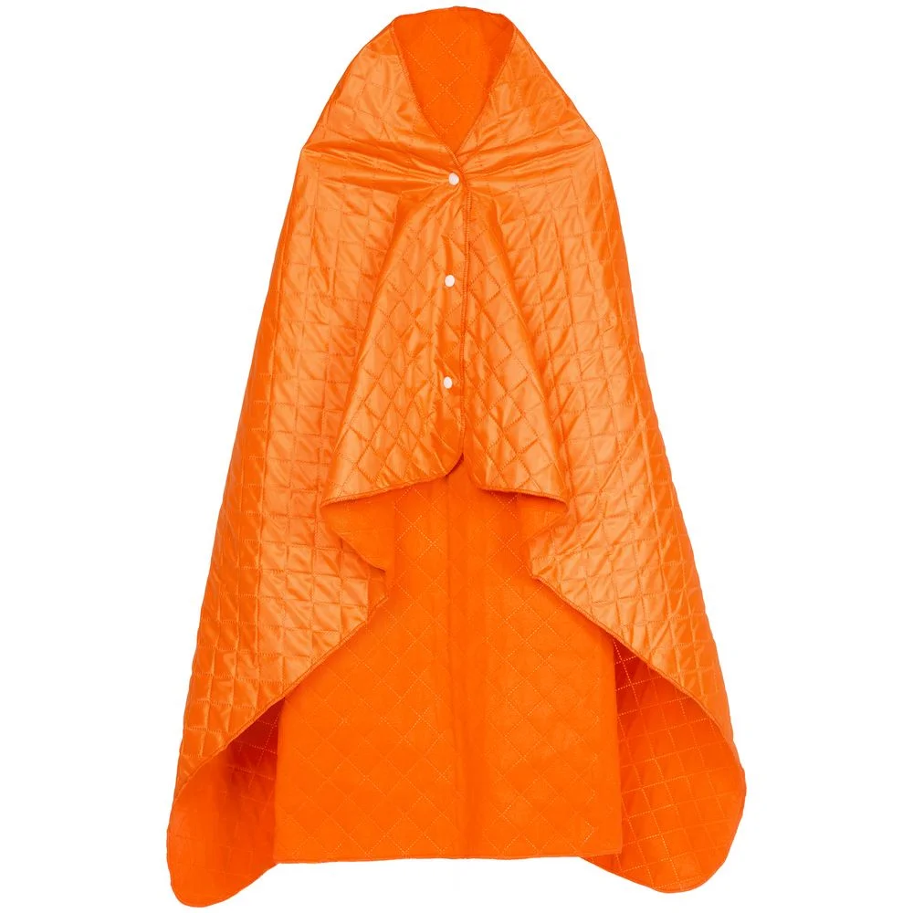 Плед-пончо для пикника SnapCoat оранжевый