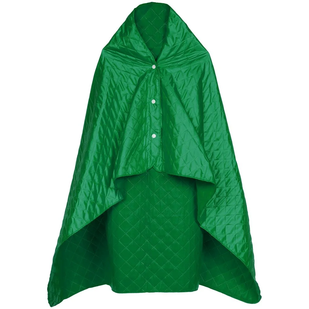 Плед-пончо для пикника SnapCoat зеленый