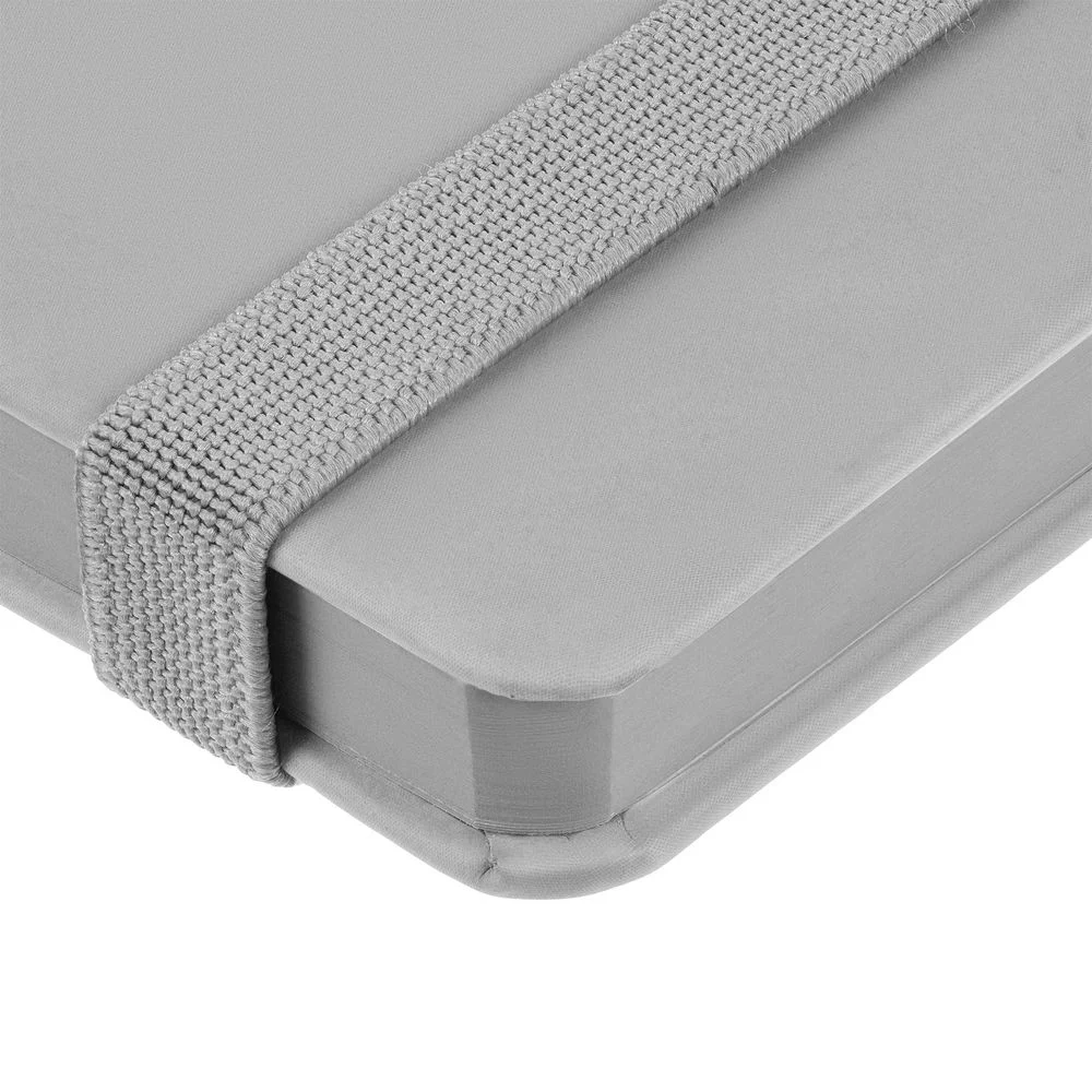 Блокнот Shall, в линейку, серый - фото 6