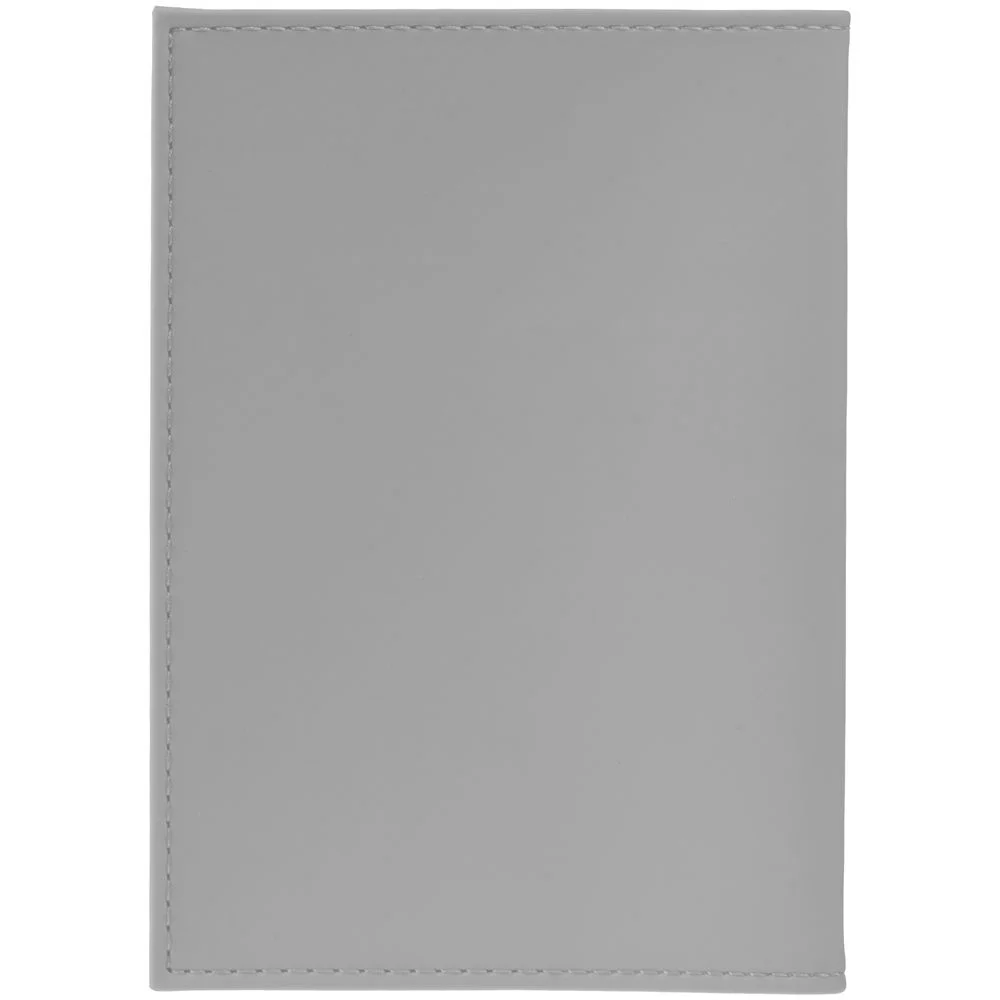 Обложка для паспорта Shall серая - фото 2